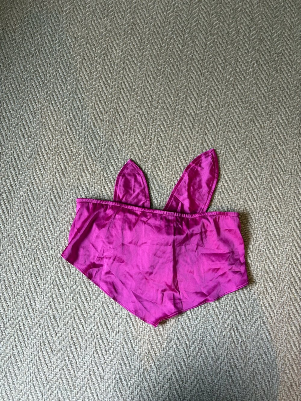 Le Lis Fuchsia Pink Crop Top